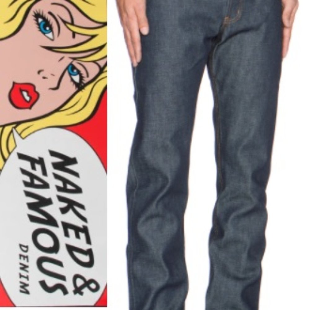 Naked and Famous - Men's Jeans - Weird Guy - 32